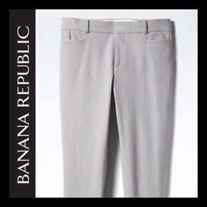 NWT Banana Republic Sloan Grey Pants Ankle Size 0